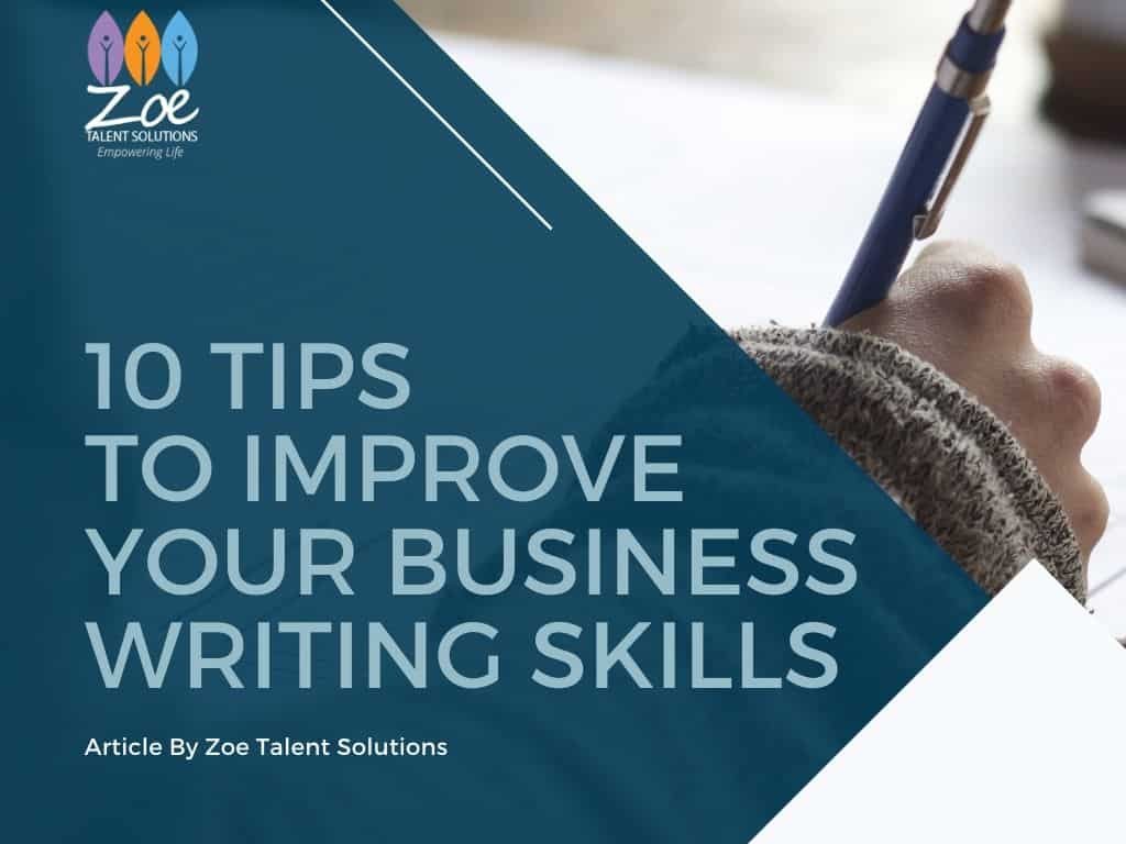 10 Tips to Improve your Business Writing Skills