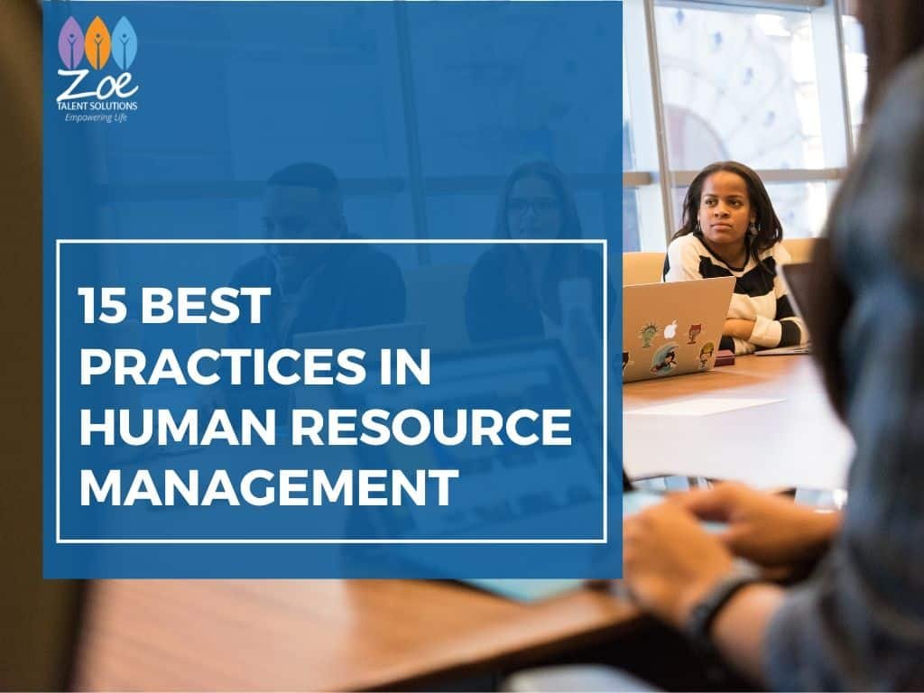 15 Best Practices in Human Resource Management