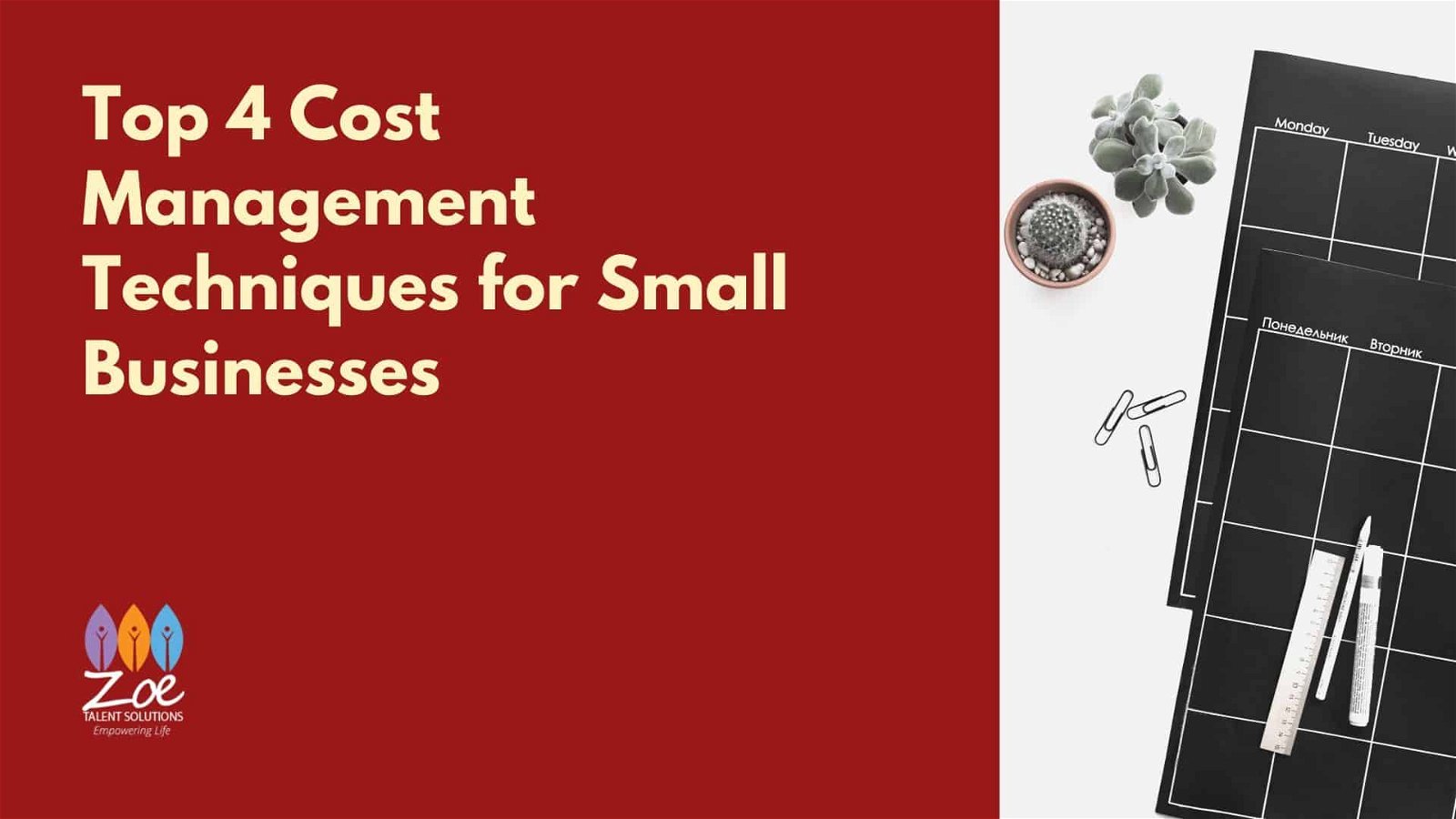 Top 4 Cost Management Techniques For Small Businesses Zts