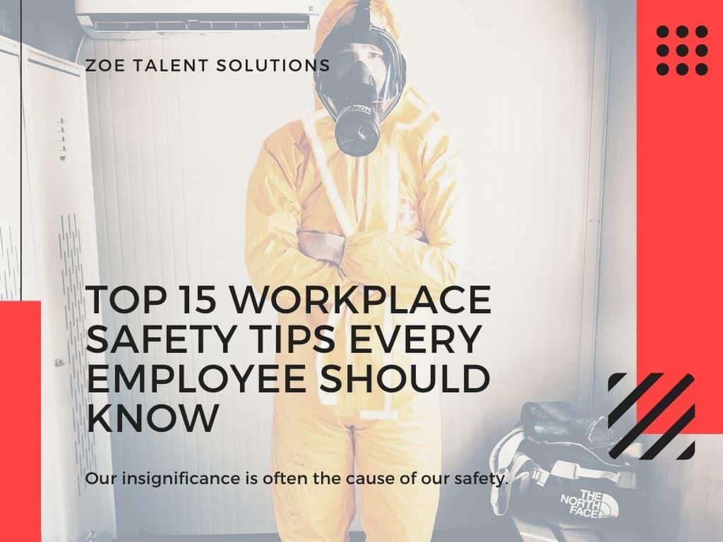 workplace safety tips for employees