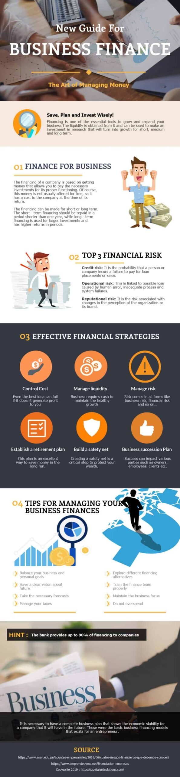 Business Finance Guide Infographic