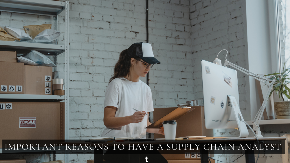 Important Reasons to have a Supply Chain Analyst